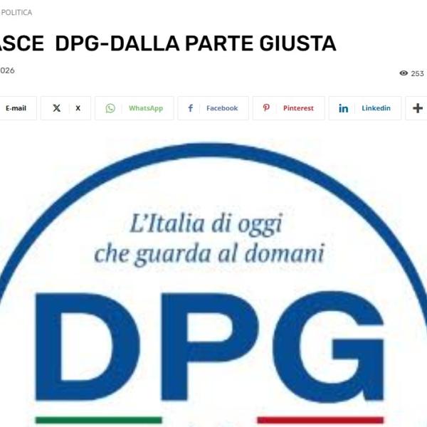 Nasce DPG - DALLA PARTE GIUSTA